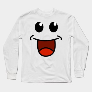 Cute Face Long Sleeve T-Shirt